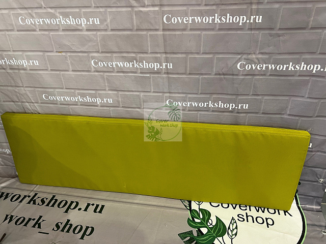Матрас подушка из салатовой рогожки